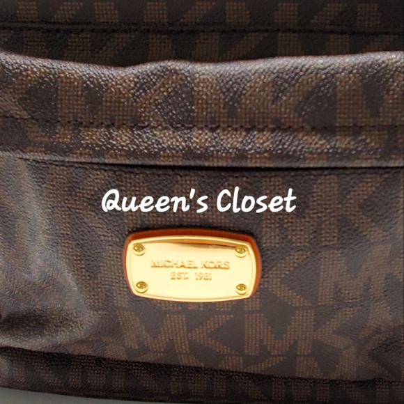 Michael Kors | Canvas Logo Large Backpack |💥BRAND NEW - Picture 2 of 8